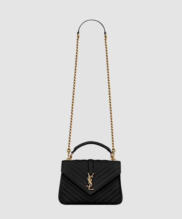 [SAINT LAURENT-생로랑] 퀼팅 가죽 소재 미디엄 COLLÈGE 600279