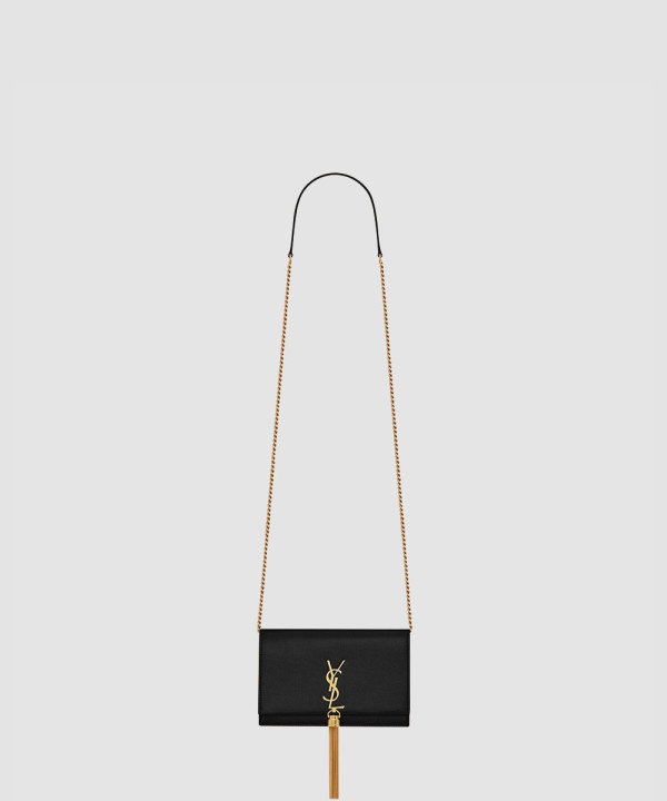 [SAINT LAURENT-생로랑] 그랑 드 뿌드르 가죽 KATE 미디엄 태슬 백 452159