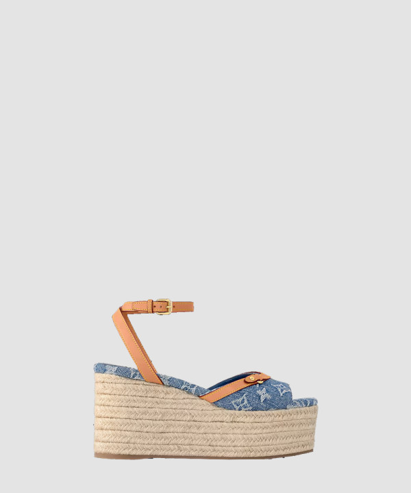 [LOUIS VUITTON-루이비통] 헬리오스 웨지 샌들 1ACK0X
