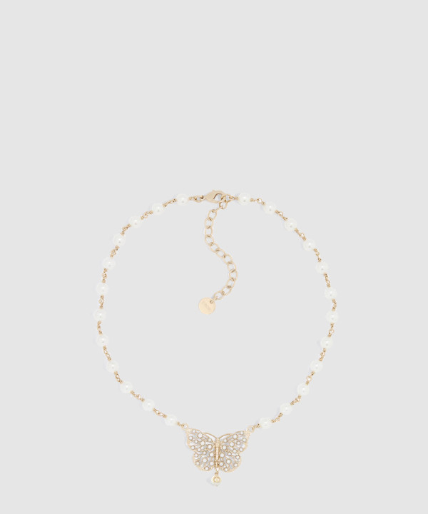 [DIOR-디올] Toile de Jouy Papillon 목걸이 N3272WOMRS