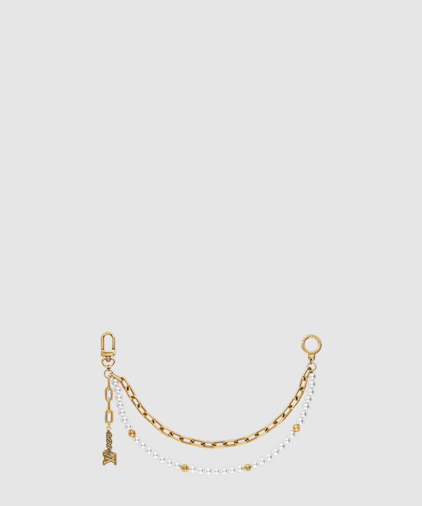 [LOUIS VUITTON-루이비통] CHAIN BELT PEARLS 백 참 M01689