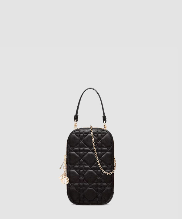 [DIOR-디올] Lady Dior Call in Dior 휴대폰 홀더 S0872ONMJ