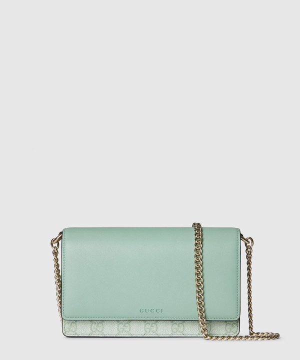 [GUCCI-구찌] GG 엠블럼 체인 지갑 826720