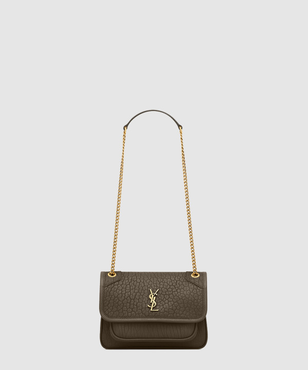 [SAINT LAURENT-생로랑] 그레인 램스킨 소재 niki 니키 미니 828736