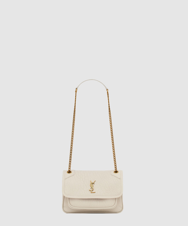 [SAINT LAURENT-생로랑] 그레인 램스킨 소재 niki 니키 미니 828736