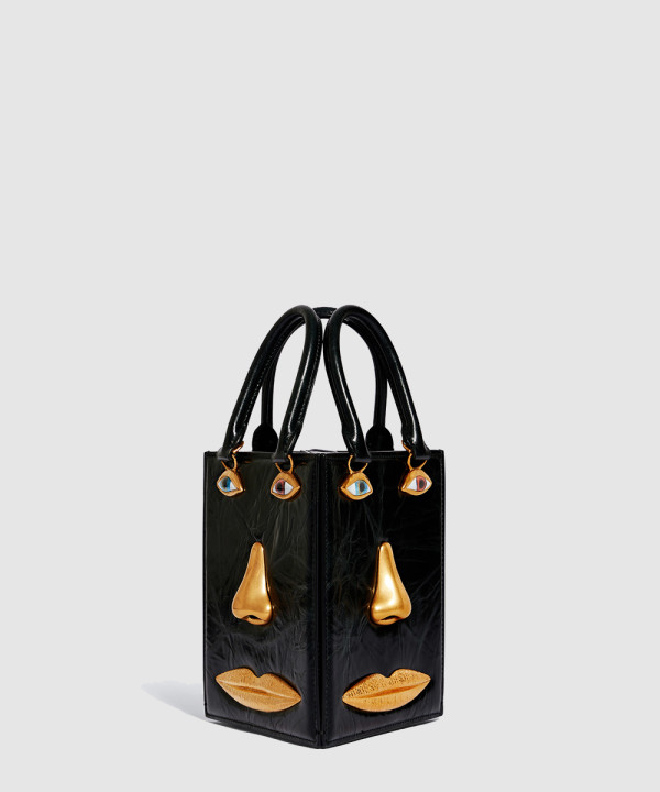 [SCHIAPARELLI-스키아파렐리] 아나토미 주얼리 트리플 백 SA189116_999-TU