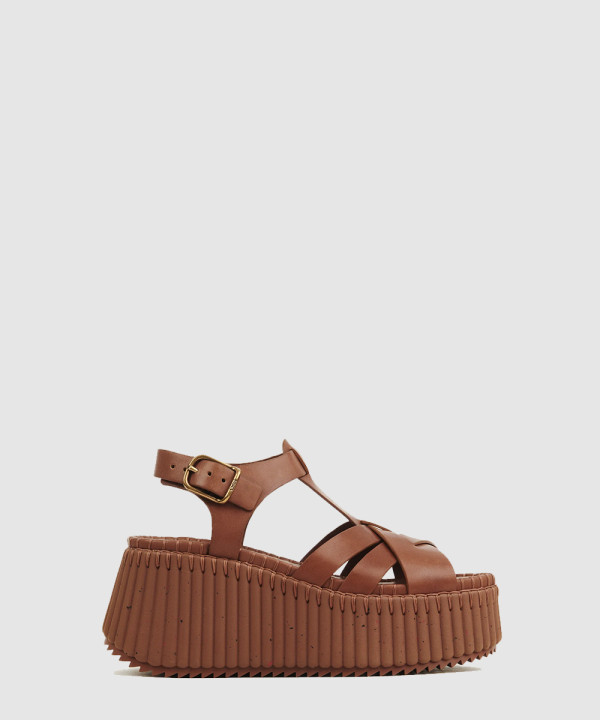 [CHLOE-끌로에] NAMA 웨지 샌들 CHC24A05DNC27T