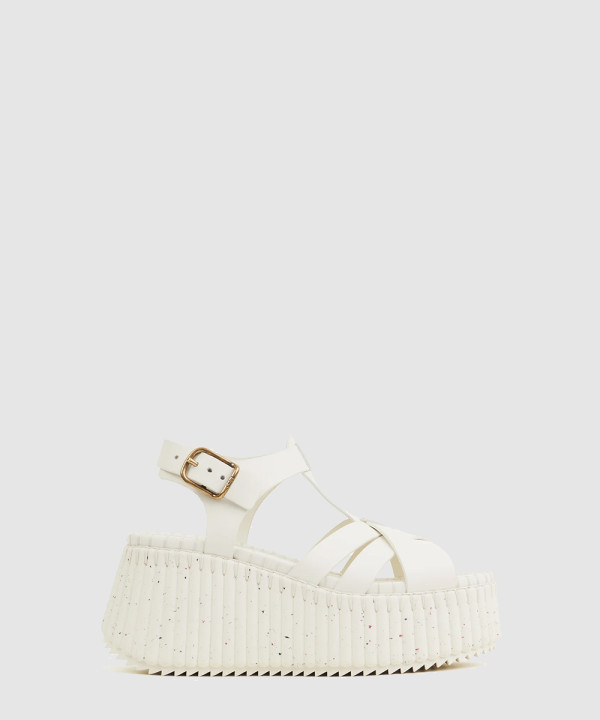 [CHLOE-끌로에] NAMA 웨지 샌들 CHC24A05DNC122