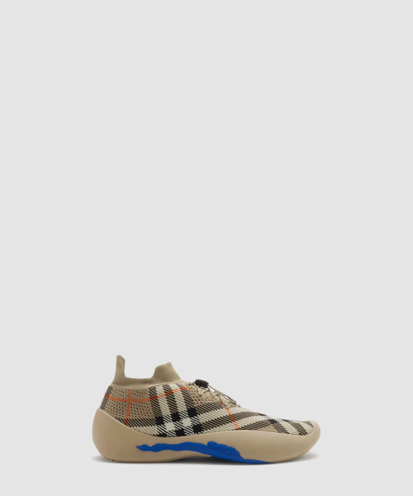 [BURBERRY-버버리] 체크 니트 넵튠 스니커즈 80993201