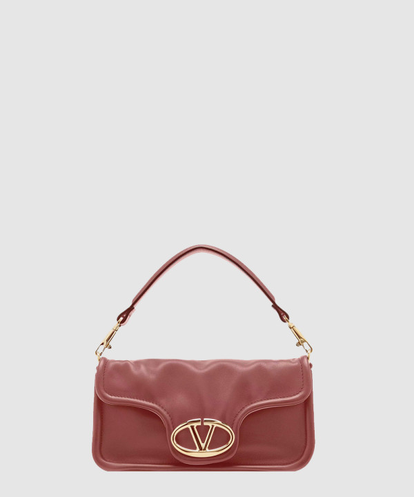 [VALENTINO-발렌티노] 가라바니 브이로고 1960 나파 가죽 미디엄 숄더 백 4W0B0N49ZF