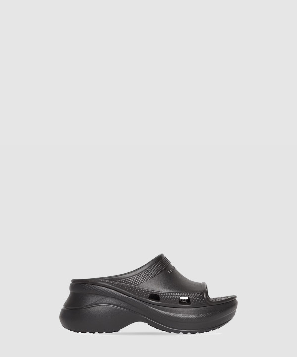 [BALENCIAGA-발렌시아가] 슬라이드 샌들 블랙 677389